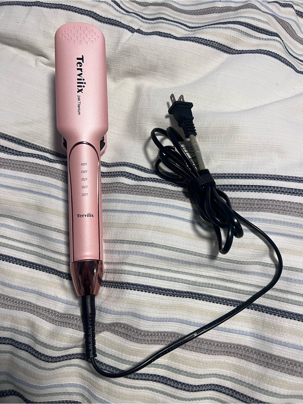 Terviiix Titanium Flat Iron Hair Straightener